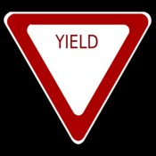 schoolfreeware Yield Road Sign