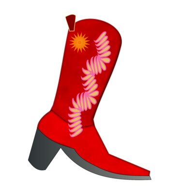 red boot