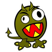 molumen small funny angry monster